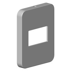 Dornbracht Rosette, 78x60x9mm, Platin gebürstet, 092771019-06... DORNBRACHT-092771019-06 4029011595950 (Abb. 1)