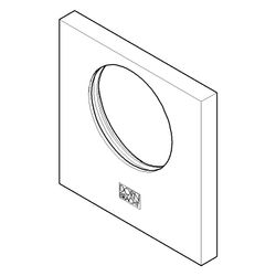 Dornbracht Rosette, 78x78x8,5mm, D 45,7mm, Champagne, 092773018-47... DORNBRACHT-092773018-47 4029011602740 (Abb. 1)