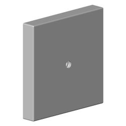 Dornbracht Rosette für Ablaufgarnitur, 60x60x9mm, Platin gebürstet, 092778041-... DORNBRACHT-092778041-06 4029011688034 (Abb. 1)