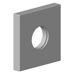 Dornbracht Rosette für Eckventil, 60x60x9mm, Platin, 092778042-08... DORNBRACHT-092778042-08 4029011688119 (Abb. 1)