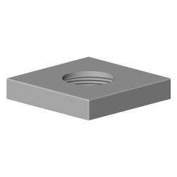 Dornbracht Rosette für Auslauf Ersatzteile 092779006 55x55x10mm platin matt... DORNBRACHT-092779006-06 4029011487255 (Abb. 1)