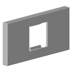 Dornbracht Rosette für Regenbrause, 120x60x9mm, Chrom, 092779009-00... DORNBRACHT-092779009-00 4029011666803 (Abb. 1)
