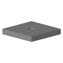 Dornbracht Rosette Ersatzteile 092782005 60x60x8mm chrom... DORNBRACHT-092782005-00 4029011497339 (Abb. 1)