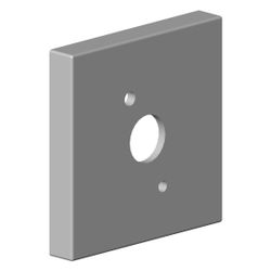 Dornbracht Rosette für Wandanschlussbogen, 60x60x9mm, Chrom, 092782006-00... DORNBRACHT-092782006-00 4029011497384 (Abb. 1)