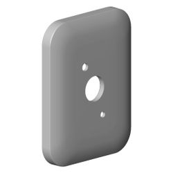 Dornbracht Rosette für Wandanschlussbogen, 60x78x9mm, Platin gebürstet, 092784... DORNBRACHT-092784021-06 4029011709005 (Abb. 1)