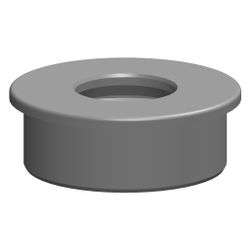 Dornbracht Rosette, 28x12,2x7mm, Chrom, 092787011-00... DORNBRACHT-092787011-00 4029011556050 (Abb. 1)