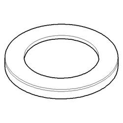 Dornbracht Rosette, 55x6mm, Weiß matt, 092790001-10... DORNBRACHT-092790001-10 4029011619199 (Abb. 1)