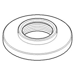 Dornbracht Rosette, D 55x11mm, Weiß matt, 092790005-10... DORNBRACHT-092790005-10 4029011619205 (Abb. 1)
