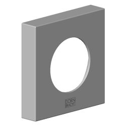 Dornbracht Rosette, 80x80x16mm, Messing gebürstet, 092797042-28... DORNBRACHT-092797042-28 4029011871061 (Abb. 1)
