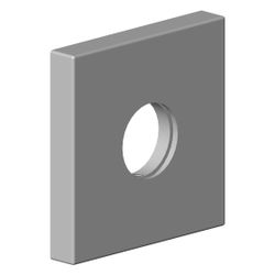 Dornbracht Rosette, 60x60x9mm, D 24mm, Champagne, 092798003-47... DORNBRACHT-092798003-47 4029011663543 (Abb. 1)