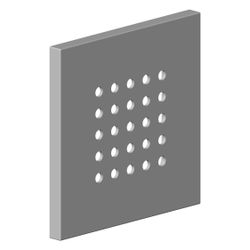 Dornbracht Rosette für WaterPoint, 120x120x10mm, Chrom, 092798004-00... DORNBRACHT-092798004-00 4029011521836 (Abb. 1)