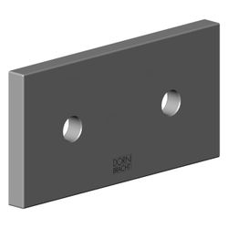 Dornbracht xGate Rosette Wand Ersatzteile 092798006 120x120x9mm platin matt... DORNBRACHT-092798006-06 4029011509001 (Abb. 1)