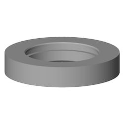 Dornbracht Rosette, 55x38,6x10mm, Chrom, 092810035-00... DORNBRACHT-092810035-00 4029011362255 (Abb. 1)