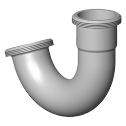 Dornbracht Rohr für Geruchverschluss, 122x96x42mm, Champagne, 092823029-47... DORNBRACHT-092823029-47 4029011603075 (Abb. 1)