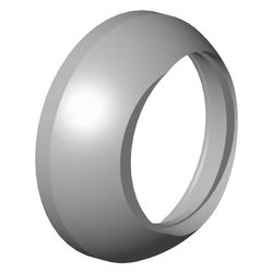 Dornbracht Haube, 45x13,5mm, Platin matt, 092830012-06... DORNBRACHT-092830012-06 4029011640766 (Abb. 1)