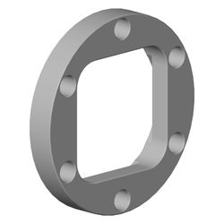 Dornbracht Flansch Ersatzteile 093011122 97x14mm roh vernickelt... DORNBRACHT-093011122-07 4029011543234 (Abb. 1)