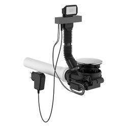 Dornbracht Ab- und Überlaufgarnitur elektrisch 3 1/2" für Küchenbecken, Edelsta... DORNBRACHT-10410004-86 4099477302850 (Abb. 1)