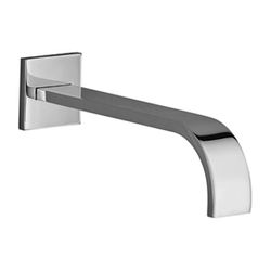 Dornbracht Wannenauslauf Mem, eckig, für Wandmontage, Ausladung 220mm, max. 38,... DORNBRACHT-13801782-47 4099477090696 (Abb. 1)