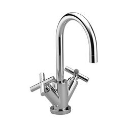 Dornbracht Waschtisch-Einlochbatterie Tara mit Ablaufgarnitur, schwenkbar, 135m... DORNBRACHT-22512892-39 4099477346618 (Abb. 1)