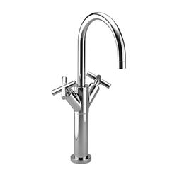 Dornbracht Waschtisch-Einlochbatterie Tara, erhöhter Standfuß, 200mm, max. 7l/m... DORNBRACHT-22533892-46 4099477031545 (Abb. 1)