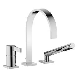 Dornbracht Wannen-Dreiloch-Einhandbatterie Mem, für Wannenrandmontage, 220mm, m... DORNBRACHT-27412782-43 4099477488813 (Abb. 1)