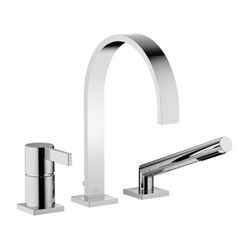 Dornbracht Wannen-Dreiloch-Einhandbatterie Mem, für Wannenrandmontage, 220mm, m... DORNBRACHT-27412782-19 4099477073828 (Abb. 1)