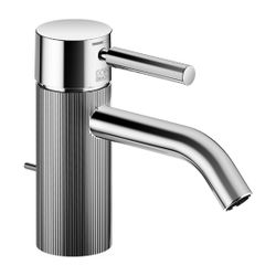 Dornbracht Waschtisch-Einhandbatterie Meta mit Ablaufgarnitur, 125mm, lineare S... DORNBRACHT-33504660-27 4099477188225 (Abb. 1)