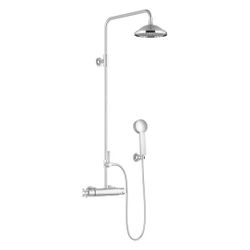 Dornbracht Shower Pipe Madison mit Brause-Thermostat ohne Handbrause, Bronze ge... DORNBRACHT-34459360-42 4099477289694 (Abb. 1)