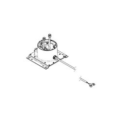 Dornbracht Unterputz-Deckeneinbaukasten für Deckenanbindung mit Licht 2x Anschlu... DORNBRACHT-3504297090 4099477011103 (Abb. 1)