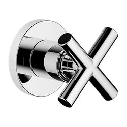 Dornbracht Unterputz-Zweiwege-Umstellung Tara, Rosette 60mm, Dark Chrome, 36200... DORNBRACHT-36200892-19 4099477014012 (Abb. 1)