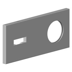 Dornbracht Abdeckung, 80x180x9mm, Cyprum, 90110118600-49... DORNBRACHT-90110118600-49 4029011694875 (Abb. 1)