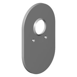 Dornbracht Abdeckung ohne Mengenregulierung, 151x241x16mm, Chrom, 9011020570... DORNBRACHT-90110205700-00 4029011417283 (Abb. 1)