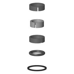 Dornbracht Dichtungssatz Auslauf, 10x10x2mm, 9014150200190... DORNBRACHT-9014150200190 4029011716751 (Abb. 1)