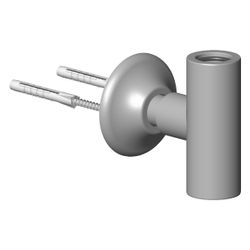 Dornbracht Befestigung für T-Stück, 135x150x85mm, Chrom, 90171103300-00... DORNBRACHT-90171103300-00 4029011401343 (Abb. 1)