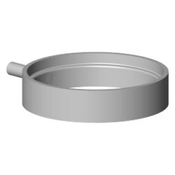 Dornbracht Halter für Glashalter Toilettenbürste, 203x198x77mm, Chrom, 90172... DORNBRACHT-90172063400-00 4029011716324 (Abb. 1)