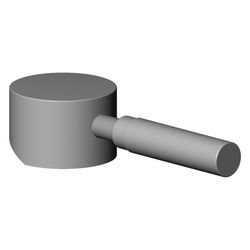 Dornbracht Hebelgriff, 140x90x95mm, Messing gebürstet 23kt Gold, 90206204000... DORNBRACHT-90206204000-28 4029011905162 (Abb. 1)