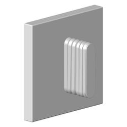 Dornbracht Griff für Zwei-/Drei-Wegeumstellung, 80x80x40mm, Dark Platinum ge... DORNBRACHT-90207005500-99 4029011806841 (Abb. 1)