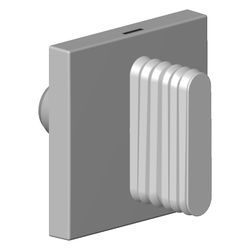 Dornbracht Griff für Unterputz Wand, 60x60x40mm, Dark Platinum gebürstet, 90... DORNBRACHT-90207005503-99 4029011806933 (Abb. 1)