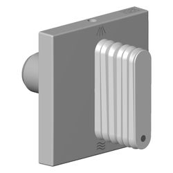 Dornbracht Griff für Zwei-Wegeumstellung Wanne, 60x60x40mm, Dark Platinum ge... DORNBRACHT-90207005601-99 4029011807565 (Abb. 1)