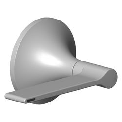 Dornbracht Griff für Seitenventil für Hot Hebel, 113x68x60mm, Platin, 902080... DORNBRACHT-90208001300-08 4029011905568 (Abb. 1)