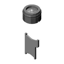 Dornbracht Luftsprudler mit Schlitz, M24x1, 7l/min, Chrom, 90230102604-00... DORNBRACHT-90230102604-00 4029011560507 (Abb. 1)