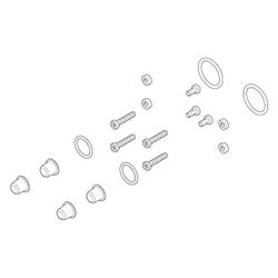 Dornbracht Dichtungssatz für e-VALVE, 9023010710090... DORNBRACHT-9023010710090 4029011632853 (Abb. 1)