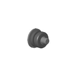 Dornbracht Befestigungssatz mit Dämpfung, 127x6x8mm, 9023010910090... DORNBRACHT-9023010910090 4029011853210 (Abb. 1)