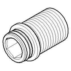 Dornbracht Nippel, 23x35mm, 9024050080090... DORNBRACHT-9024050080090 4029011637063 (Abb. 1)