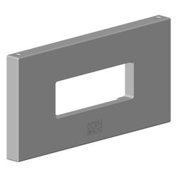 Dornbracht Rosette, 120x60x9mm, Platin gebürstet, 90279704100-06... DORNBRACHT-90279704100-06 4029011754548 (Abb. 1)