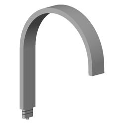 Dornbracht Auslauf, 200x35x11x235mm, 4,54l/min, Dark Platinum gebürstet, 902... DORNBRACHT-90282215202-99 4029011826832 (Abb. 1)
