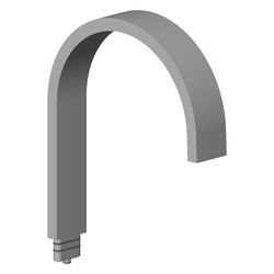 Dornbracht Auslauf, 165x35x11x205mm, 4,54l/min, Dark Platinum gebürstet, 902... DORNBRACHT-90282215302-99 4029011812569 (Abb. 1)