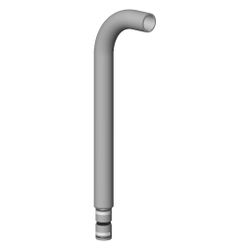 Dornbracht Rohr, 112x374x30mm, Chrom, 90282218900-00... DORNBRACHT-90282218900-00 4029011466748 (Abb. 1)