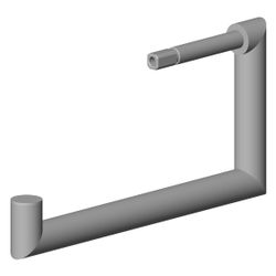 Dornbracht Halter, 154x80x17mm, Platin gebürstet, 90282264100-06... DORNBRACHT-90282264100-06 4029011690754 (Abb. 1)