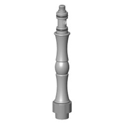 Dornbracht Anschluss-Schaft Mittelstück, 42x178,5mm, Chrom, 90300100701-00... DORNBRACHT-90300100701-00 4029011498411 (Abb. 1)